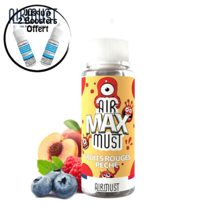 Fruits Rouges Pêche 100ml – Airmust Max