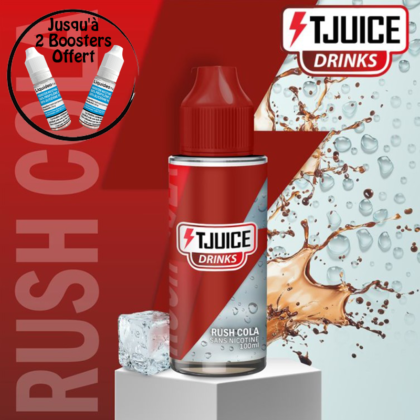 Rush Cola 0mg 100ml – Drinks by T-Juice