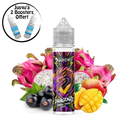 Dragon Mangue Cassis 0mg 50ml – Liquideo Dragonzz