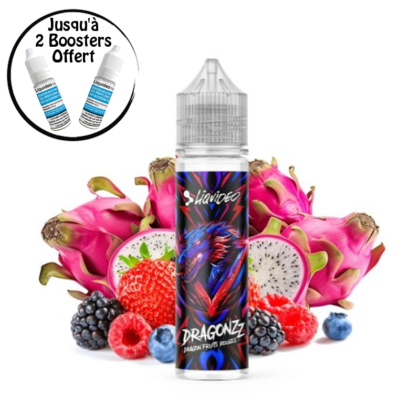 Dragon Fruits Rouges 0mg 50ml – Liquideo Dragonzz