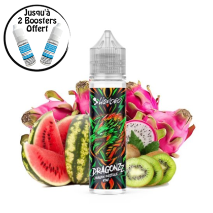 Dragon Pastèque Kiwi 0mg 50ml – Liquideo Dragonzz