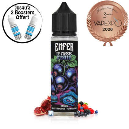 Le Cassis d’ENFER 0mg 50ml – Les Fruits d’ENFER by ENFER