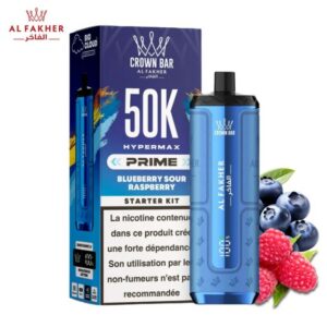 Al Fakher Puff Crown Bar 50K Blueberry Sour Raspberry