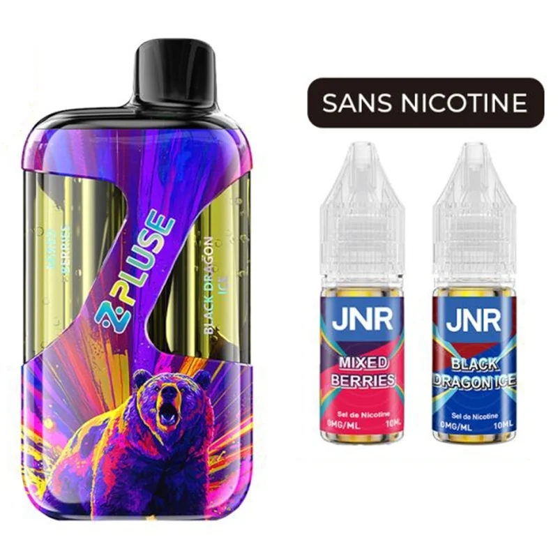 JNR ZPluse 42K Sans Nicotine Mixed Berries & Black Dragon Ice - JNR