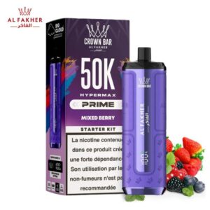 Al Fakher Puff Crown Bar 50K Mixed Berry