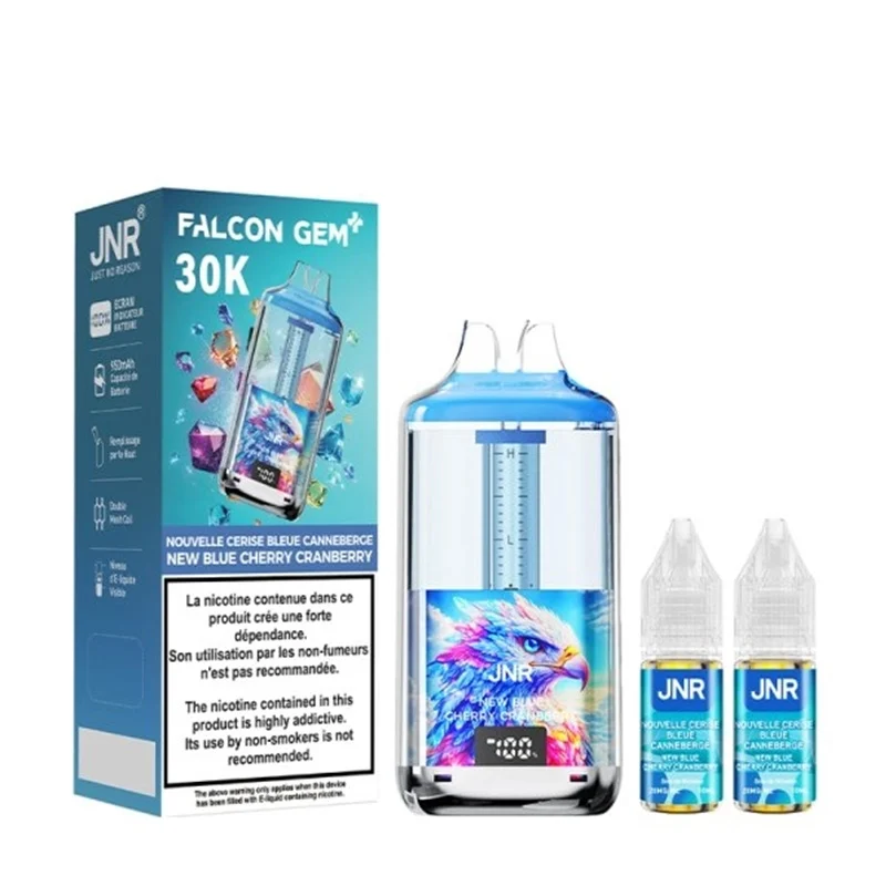 Puff JNR 30K Falcon Gem+ New Blue Cherry Cranberry - JNR