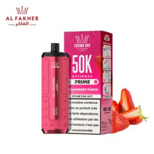 Al Fakher Puff Crown Bar 50K Strawberry Punch