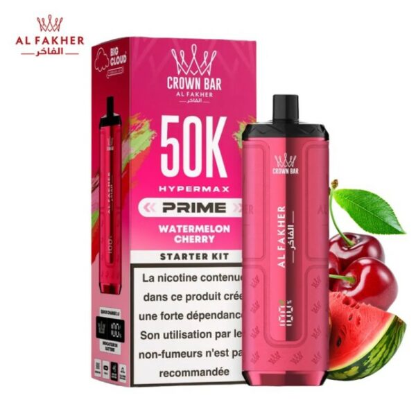 Al Fakher Puff Crown Bar 50K Watermelon Cherry