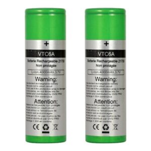 2 accus Sony VTC6A 18650 3000mAh