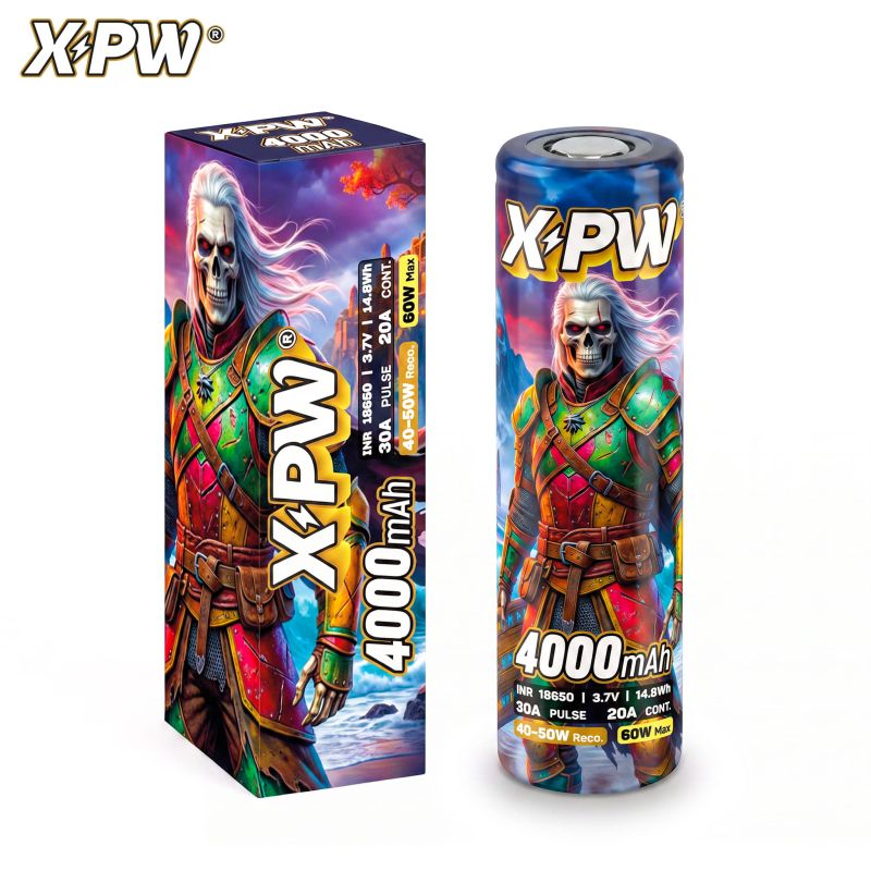 Accu 18650 4000mAh - XPW (design V2)